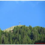 La croce di vetta del Cornetto da San Martino di Casies
