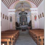 L'interno della chiesetta della Madonna della Neve