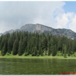 Il lago di Misurina verso ovest