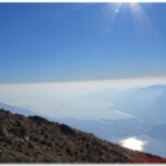 Il lago Maggiore dalla cima del monte Faiè
