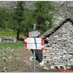 Indicazioni all'Alpe Buscagna