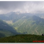 Val Sorba dalla vetta del Monte Bo Valsesiano