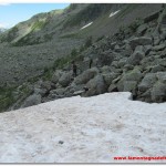 Nevaio e pietraia alla Bocchetta di Gattascosa