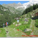Sentiero per l'Alpe Pile