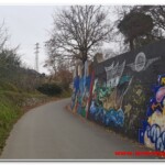 Murales lungo la via per la panchina gigante di Gattinara