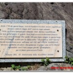 Targa commemorativa a Punta di Migiandone