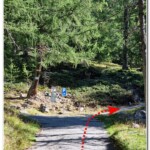 Svolta verso l'Alpe Paione Svolta verso l'Alpe Paione