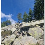 Giavina appena scesa verso il Fortino 5 Giavina appena scesa verso il Fortino 5