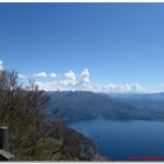 Lago Maggiore verso Cannero dalla cima del Monte Morissolo